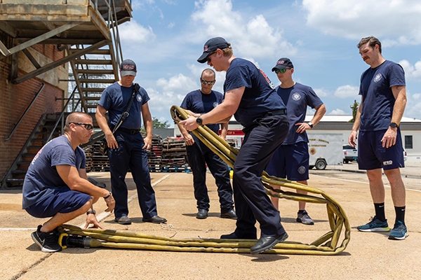 fire fighters training