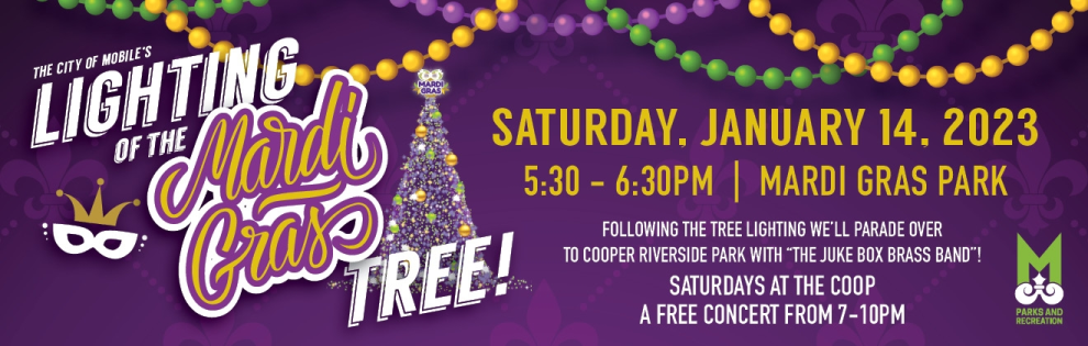 mobile mardi gras tree lighting rescheduled mobile mardi gras tree lighting rescheduled