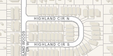 graphic of general city map