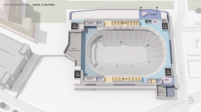 Civic Center Plan | Level 3 (Suites)